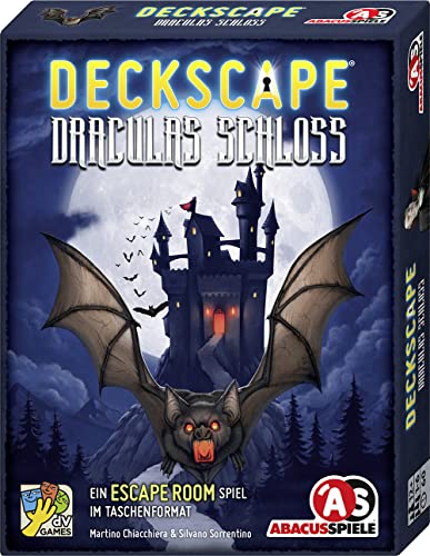 ABACUSSPIELE 38213 - Deckscape - Draculas Schloss, Escape Room Spiel, Kartenspiel, Silver von ABACUSSPIELE