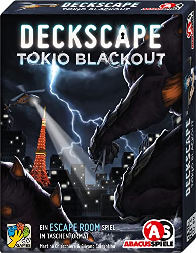 ABACUSSPIELE 38231 - Deckscape – TOKYO BLACKOUT, Escape Room Spiel, Kartenspiel von ABACUSSPIELE