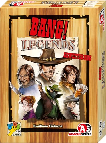 ABACUSSPIELE 38232 BANG Legends Erweiterung (6) Western Spiel Game System, Mehrfarbig, 19,05 X 13,34 X 2,5 cm von ABACUSSPIELE