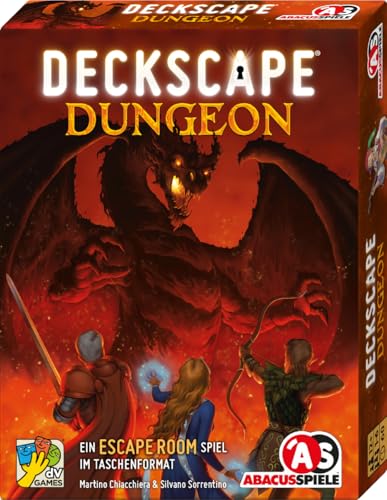 ABACUSSPIELE 38251 - Deckscape – Dungeon, Escape Room Spiel, Kartenspiel, Rot ABACUSSPIELE 38251 - Deckscape – Dungeon, Escape Room Spiel, Kartenspiel, Rot von ABACUSSPIELE