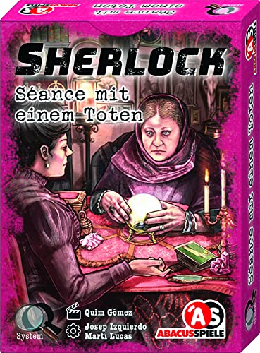 ABACUSSPIELE 48211 - Sherlock - Séance mit einem Toten, Krimi Kartenspiel, Silver von ABACUSSPIELE