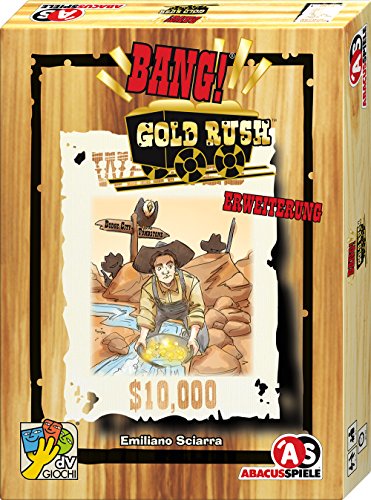 ABACUSSPIELE 08156 - Bang! Gold Rush, Erweiterung zum Bang! Westernkartenspiel von ABACUSSPIELE