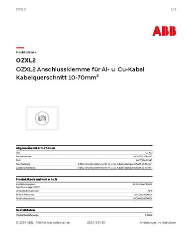 ABB 1SCA022335R2430 Anschlussklemme 1St. von ABB