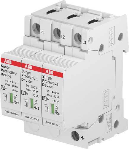 ABB 2CTB815708R4700 OVR T2 3L 80-440S Überspannungs-Schutzeinrichtung 20 kA 1St. von ABB