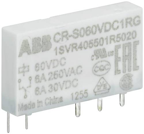 ABB CR-S048VDC1RG Interfacerelais Schaltstrom (max.): 6A 1 Wechsler von ABB
