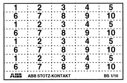 ABB GHS2001946R0002 Beschriftungsschild 1St. von ABB