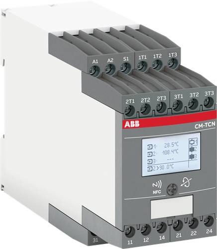 ABB Überwachungsrelais 24 - 240 V/AC 3 Wechsler CM-TCN.011S 1St. von ABB