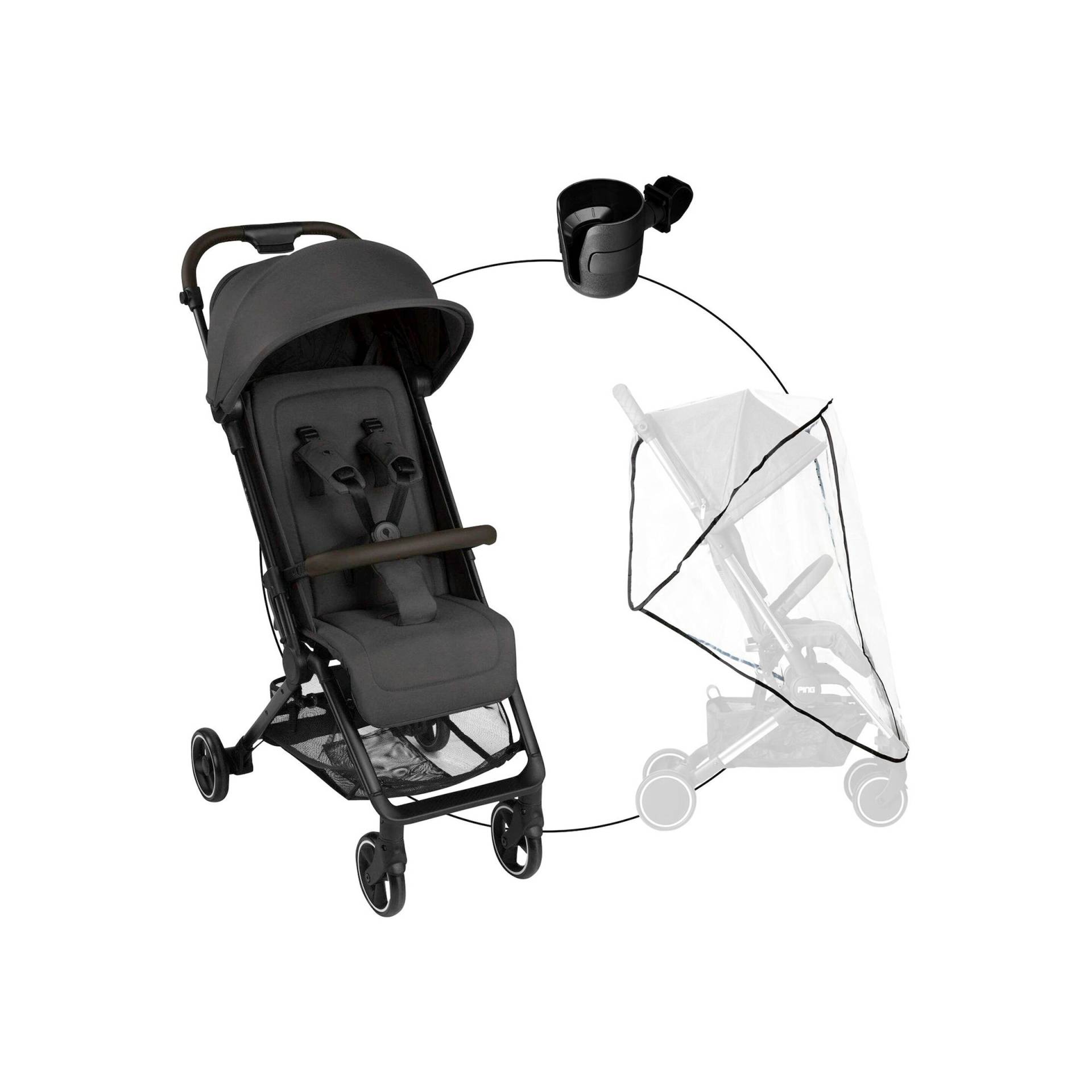 Abc Design Buggy Ping 3 Travel inkl. Becherhalter und Regenschutz grau Abc Design Buggy Ping 3 Travel inkl. Becherhalter und Regenschutz grau von ABC Design
