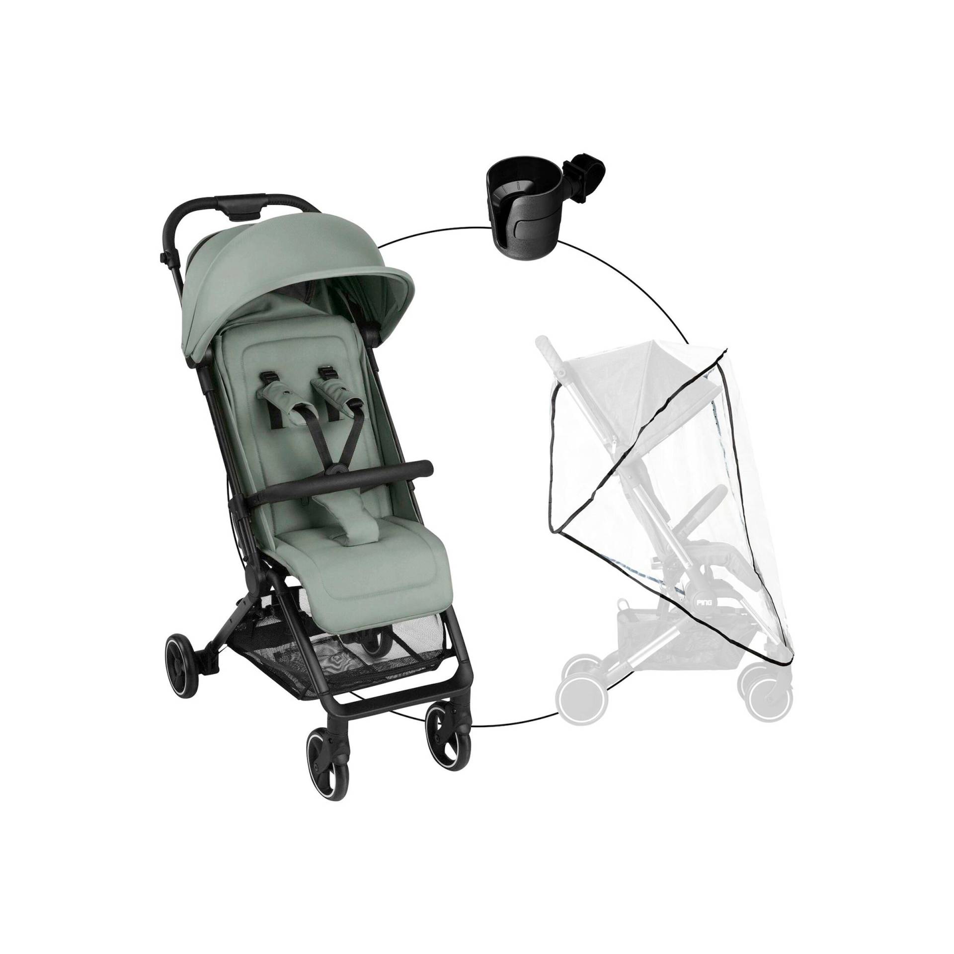 Abc Design Buggy Ping 3 Travel inkl. Becherhalter und Regenschutz gruen Abc Design Buggy Ping 3 Travel inkl. Becherhalter und Regenschutz gruen von ABC Design
