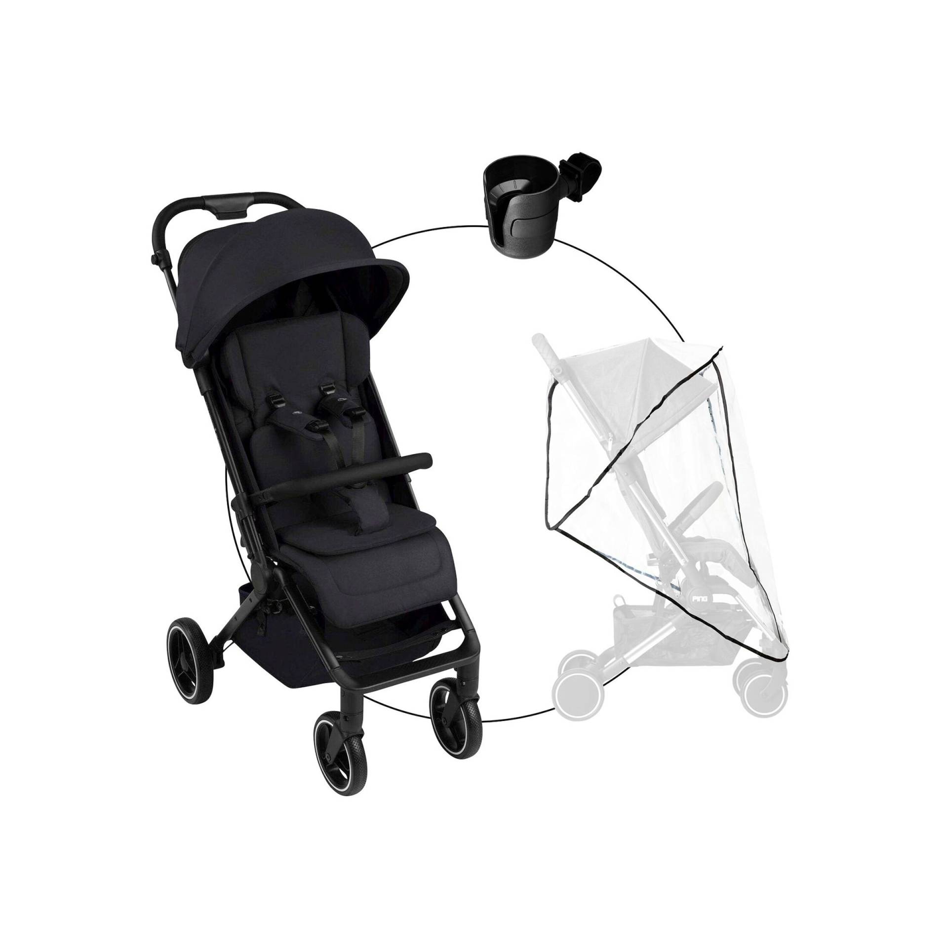 Abc Design Buggy Ping 3 Trekking inkl. Becherhalter und Regenschutz schwarz Abc Design Buggy Ping 3 Trekking inkl. Becherhalter und Regenschutz schwarz von ABC Design