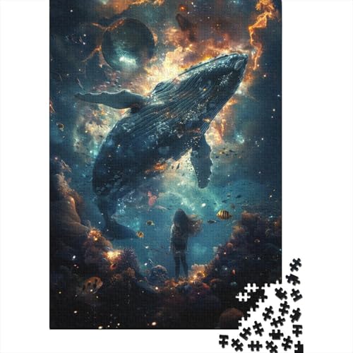 1000-teiliges Fantasy-Wal-Puzzle für Erwachsene, Puzzle für Erwachsene und Jugendliche ab 12 Jahren, 1000 Teile (75 x 50 cm) < von ABFFSDT