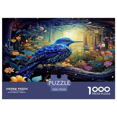 1000-teiliges Kuckucksvogel-Puzzle für Erwachsene und Teenager. Puzzle für Familienspaß und Spieleabend. 1000 Teile (75 x 50 cm) von ABFFSDT