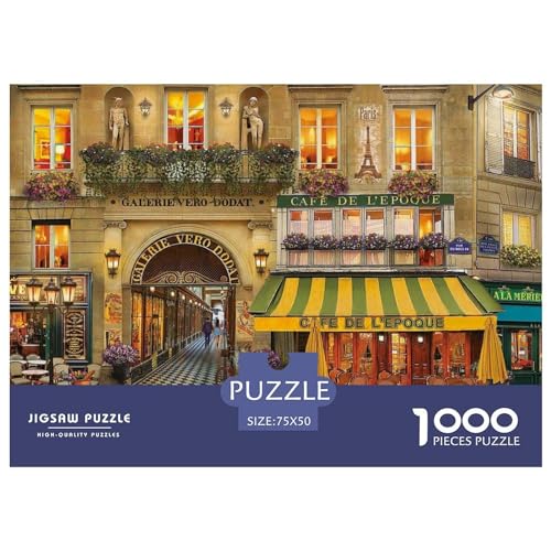 1000-teiliges Puzzle „Paris Gallery“ für Erwachsene und Teenager. Puzzle für Familienspaß und Spieleabend. 1000 Teile (75 x 50 cm) von ABFFSDT