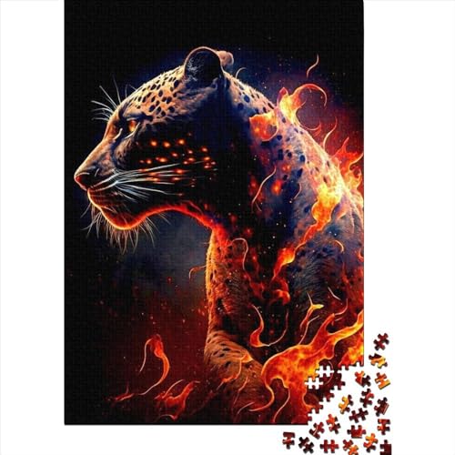 1000-teiliges Puzzle für Kinder, Jaguar, 1000-teiliges Puzzle, Lernspiele für zu Hause, DIY-Spielzeug, 1000 Teile (75 x 50 cm) von ABFFSDT