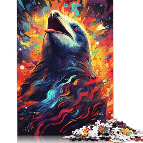 1000-teiliges Puzzle mit Buntem Pinguin, 9 Puzzles für Erwachsene, Puzzle für Erwachsene, Lernspiele für zu Hause, DIY-Spielzeug, 1000 Stück (75 x 50 cm) von ABFFSDT