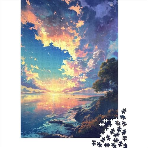 300 Teile Puzzle Landschaft der schönsten Puzzles Spiel Geburtstagsgeschenke Puzzles Dekoratives Puzzle für Kinder und Jugendliche 300 Stück (40x28cm) von ABFFSDT