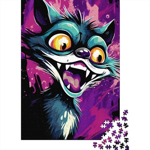 300-teiliges Cartoon-Eichhörnchen-Puzzle für Erwachsene, Puzzle, Lernspiel, Herausforderungsspielzeug, 300 Stück (40 x 28 cm) von ABFFSDT