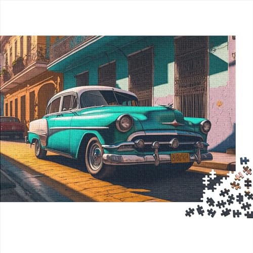 300-teiliges Oldtimer-Puzzle für Erwachsene, Puzzles, Lernspielzeug, 300 Stück (40 x 28 cm) von ABFFSDT