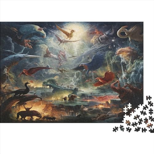 300-teiliges Puzzle „Vogelwelt“ für Erwachsene, Puzzle, Erwachsenen-Puzzle, Heimdekoration, Puzzle-Spielzeug, 300 Stück (40 x 28 cm) von ABFFSDT