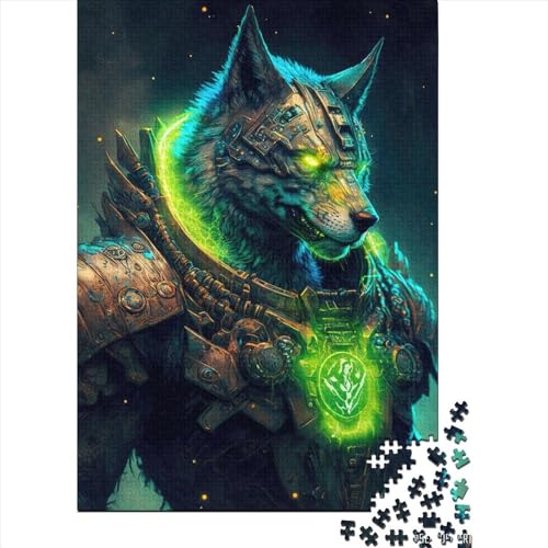 300-teiliges Puzzle für Kinder, 300 Teile, Space Marine Wolves5, Puzzles für Teenager, Holzbrett-Puzzles, Spielzeug, Denkspiel, 300 Teile (40 x 28 cm) von ABFFSDT