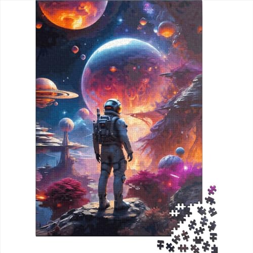 300-teiliges Puzzle für Kinder, 300-teiliges Puzzle „Fantastische Welt“ für Teenager, Holzbrett-Puzzle, Spielzeug, Denkspiel, 300 Teile (40 x 28 cm) von ABFFSDT