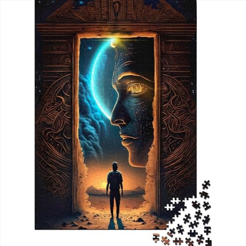 300-teiliges Puzzle für Kinder, 300-teiliges Puzzle „The Gatekeeper2“, Holzpuzzle für Kinder und Jugendliche, 300 Teile (40 x 28 cm) von ABFFSDT