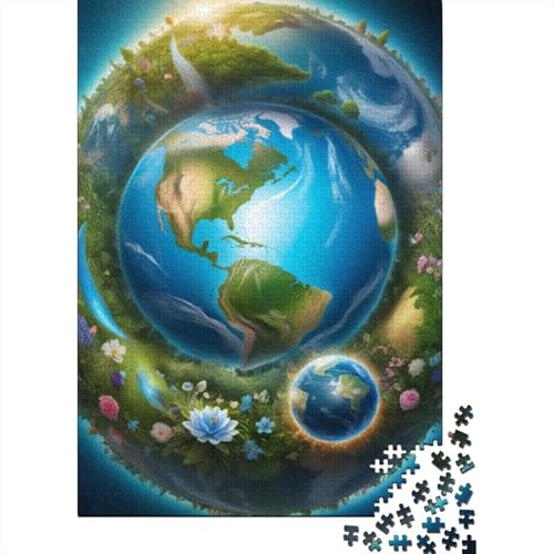 300-teiliges Puzzle mit Galaxie-Fantasieplaneten, für Erwachsene und Teenager, Lernspiele für zu Hause, DIY-Spielzeug, 300 Stück (40 x 28 cm) von ABFFSDT