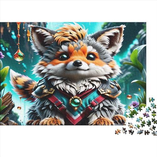 300-teiliges Puzzle mit Tierjungen für Erwachsene und Teenager, Holzpuzzle für Familienspaß und Spieleabende, 300 Teile (40 x 28 cm) von ABFFSDT