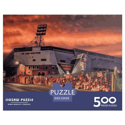 500 Teile „Tannadice Dundee United“ für Erwachsene. Schwieriges Puzzle für Erwachsene, Spaß für die ganze Familie. Puzzle 500 Teile (52 x 38 cm) von ABFFSDT