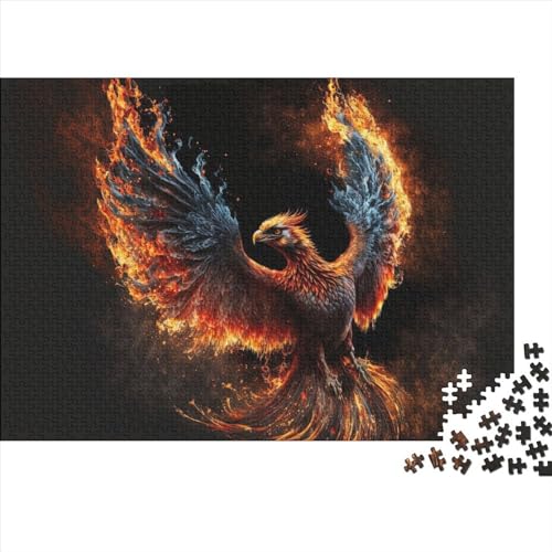 500-teiliges Art Phoenix-Puzzle für Erwachsene, Puzzle, Lernspiel, Herausforderungsspielzeug, 500 Stück (52 x 38 cm) von ABFFSDT