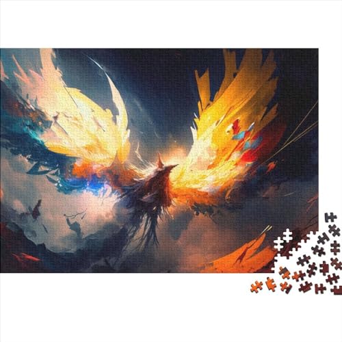 Art Phoenix 1000-Teile-Puzzle, Holzpuzzle für Teenager, lustige Puzzles 1000 Teile (75 x 50 cm) von ABFFSDT