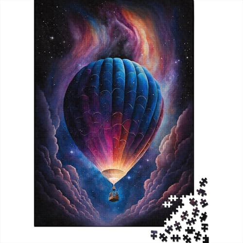 Galaxy Heißluftballon Puzzle 1000 Teile für Kinder | Puzzles | 1000-teiliges Puzzle Lernspiele Heimdekoration Puzzle 1000 Teile (75 x 50 cm) von ABFFSDT