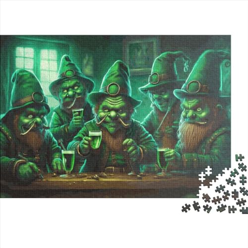 Goblin-Puzzle mit 1000 Teilen, Holzpuzzle für Teenager, lustige Puzzles 1000 Teile (75 x 50 cm) von ABFFSDT