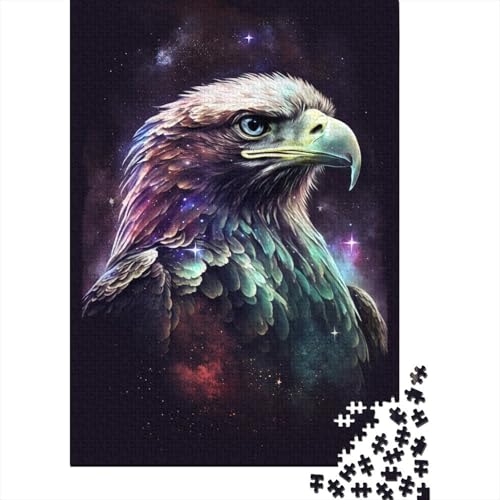 Holzpuzzle für Erwachsene, 300 Teile, Galaxy Fantasy Eagles, Puzzle für Erwachsene, anspruchsvolles Denkspiel, 300 Teile (40 x 28 cm) von ABFFSDT