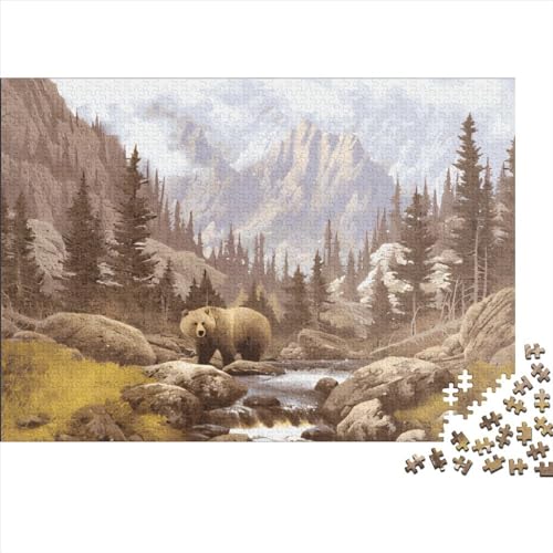 Naturlandschaftspuzzle für Erwachsene und Jugendliche, 300 Teile, Puzzle für Erwachsene, nachhaltige Puzzlespiele, 300 Teile (40 x 28 cm) von ABFFSDT