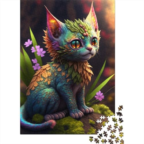 Niedliche Drachen-Puzzles, 300 Teile, für Kinder, kreative, schwierige Puzzles, anspruchsvolles Spiel, Geschenkspielzeug, Teenager, Familienpuzzles, 300 Teile (40 x 28 cm) von ABFFSDT