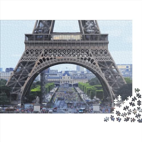 Paris-Puzzle für Erwachsene und Jugendliche, 1000 Teile, Puzzle für Erwachsene, nachhaltige Puzzlespiele, 1000 Teile (75 x 50 cm) von ABFFSDT