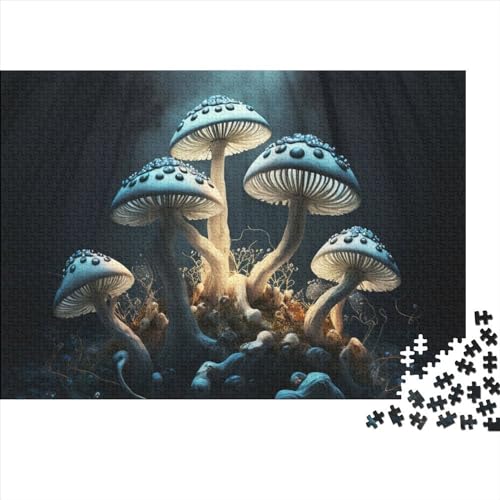 Psychedelischer Pilzwald, Puzzle für Erwachsene, 1000-teiliges Puzzle für Teenager ab 12 Jahren, 1000 Teile (75 x 50 cm) von ABFFSDT