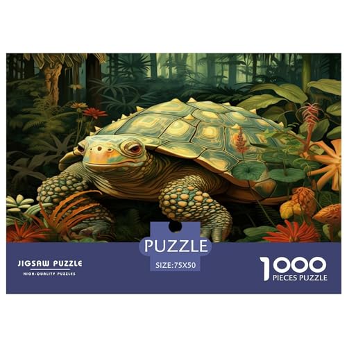 Puzzle 1000 Teile für Erwachsene, Holz, Lernspiel, Herausforderungsspielzeug, 1000 Teile (75 x 50 cm) von ABFFSDT