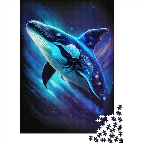 Puzzle Galaxy Killerwal, 500-teiliges Puzzle aus Holz für Erwachsene und anspruchsvolle Familien, 500 Teile (52 x 38 cm) von ABFFSDT