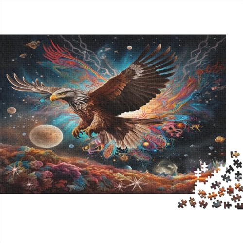 Puzzle für Erwachsene, Adler, Puzzle für Erwachsene, Lernspiel, Herausforderungsspielzeug, 300 Teile (40 x 28 cm) von ABFFSDT