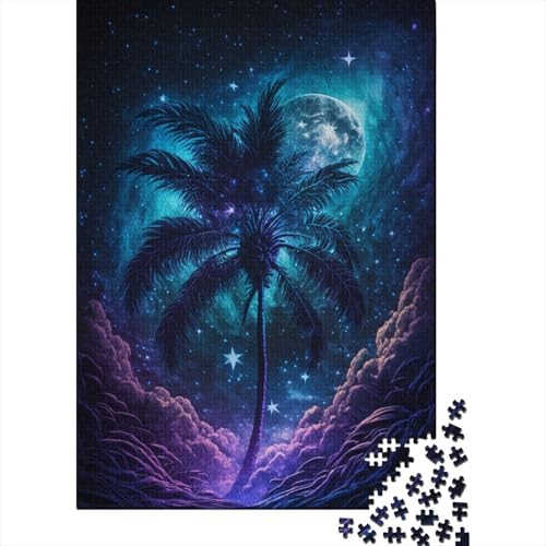 Puzzle für Erwachsene, Galaxy Art Beach, 500-teiliges Puzzle aus Holz, ab 18 Jahren, anspruchsvolles Spiel, 500 Teile (52 x 38 cm) von ABFFSDT