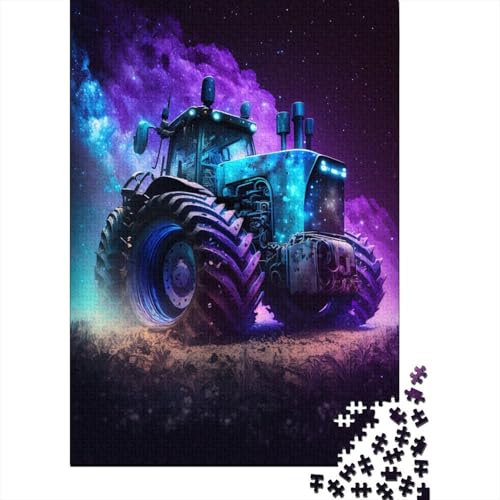 Puzzle für Erwachsene, Galaxy-Traktor, 1000-teiliges Puzzle aus Holz, ab 18 Jahren, anspruchsvolles Spiel, 1000 Teile (75 x 50 cm) von ABFFSDT