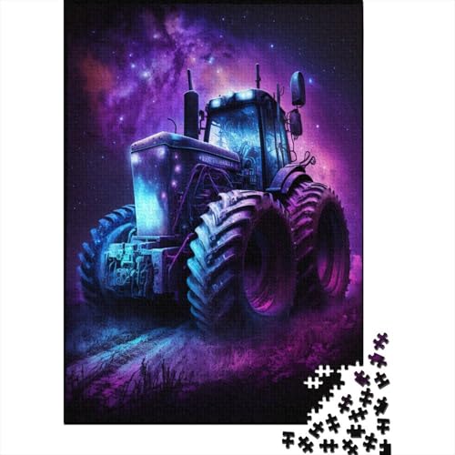 Puzzle für Erwachsene, Galaxy-Traktor, 1000-teiliges Puzzle aus Holz, ab 18 Jahren, anspruchsvolles Spiel, 1000 Teile (75 x 50 cm) von ABFFSDT