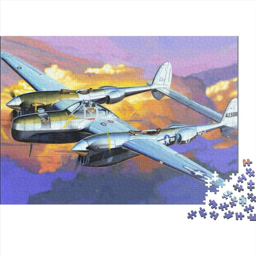 Puzzle für Erwachsene und Jugendliche, Militärkämpfer, Puzzles für Erwachsene und Teenager, Familienspiel, 300 Teile (40 x 28 cm) von ABFFSDT