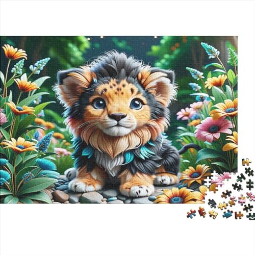 Puzzle für Erwachsene und Jugendliche, Tierbabys, Puzzles für Erwachsene und Teenager, Familienspiel, 300 Teile (40 x 28 cm) von ABFFSDT