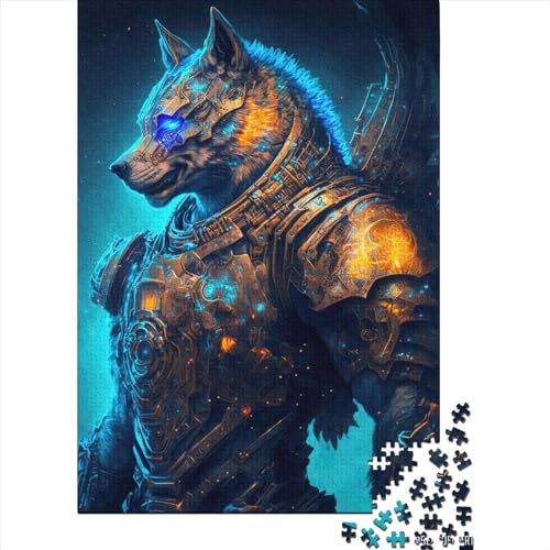 Puzzle für Kinder 1000 Teile, Space Marine Wolves2, Puzzles für Kinder, kreatives Holzpuzzle, anspruchsvolles Spiel, 1000 Teile (75 x 50 cm) von ABFFSDT