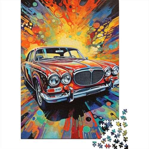 Puzzle für Kinder und Jugendliche, Coole Bunte Sportwagen, 300-teiliges Puzzle, Holzpuzzle, kreatives Puzzle, Puzzle, Lernspielzeug, 300 Stück (40 x 28 cm) von ABFFSDT