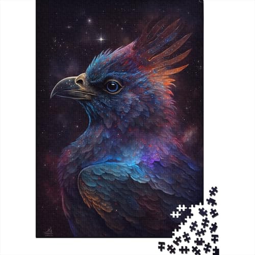 Puzzle für Kinder und Jugendliche, Vogel Phönix-Galaxie, 300-teiliges Puzzle, Holzpuzzle, kreatives Puzzle, Lernspielzeug, 300 Teile (40 x 28 cm) von ABFFSDT