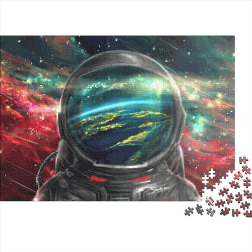 Puzzle mit 1000 Teilen, Astronauten-Puzzle in Farbe, für Erwachsene und Teenager, 1000 Teile (75 x 50 cm) von ABFFSDT